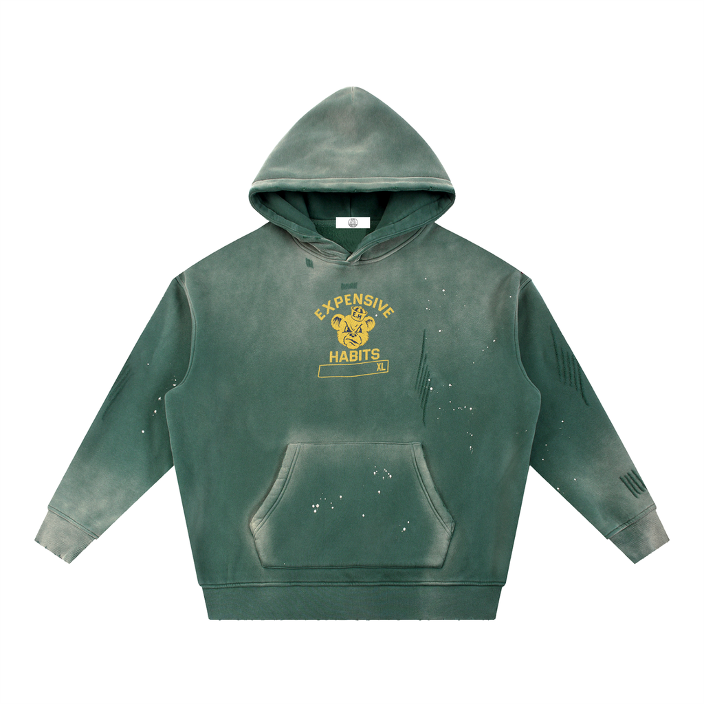 E.H College Hoodie green